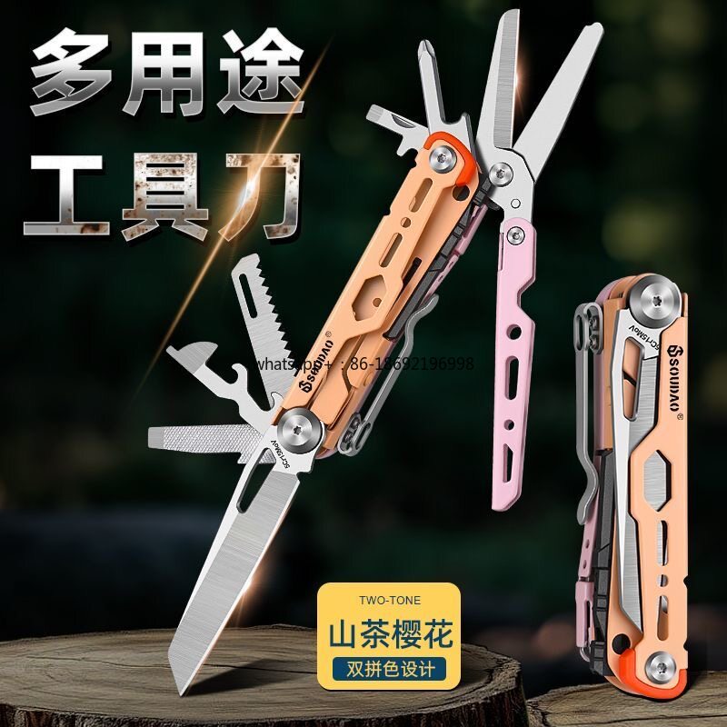 Outdoor Power Tools - Faca Multifuncional para Atividades ao Ar