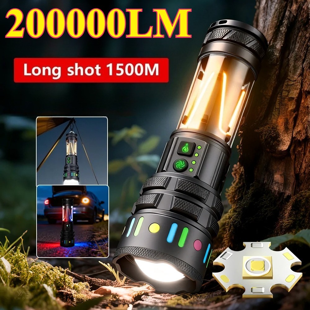 Outdoor Powerbank - Lanterna LED Ultra Brilhante e Potente,