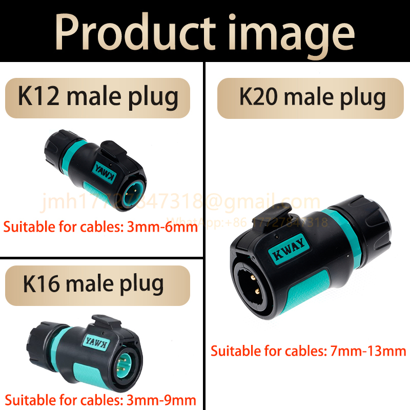 1 conjunto de conectores à pro - Outdoor Power Wire avaliação e preço