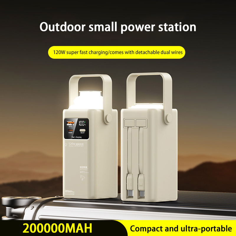 120w power bank 200000mah gran - Outdoor Power Wire avaliação e preço