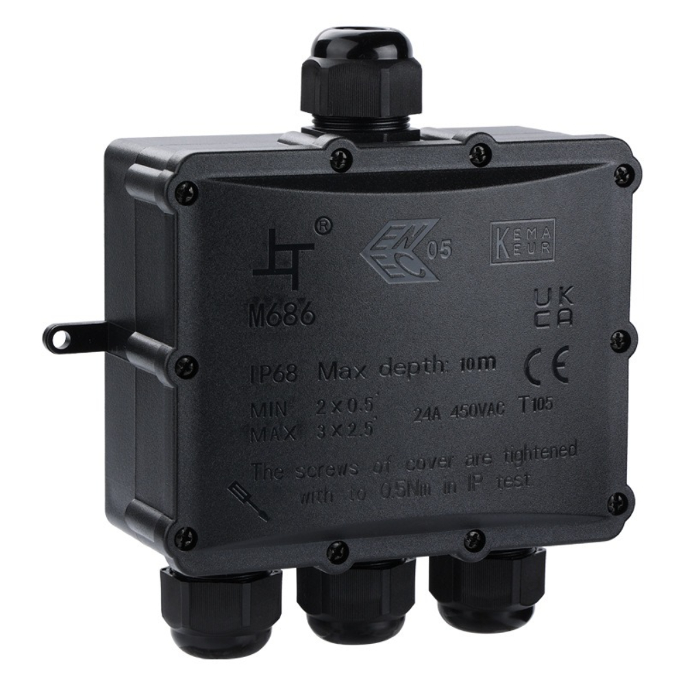 4way 1in3out ip68 à prova dip6 - Outdoor Power Wire avaliação e preço
