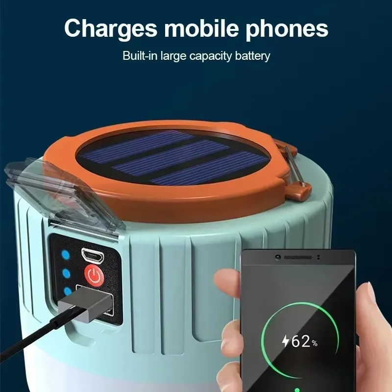 Lanterna de acampamento solar  - Outdoor Powerbank avaliação e preço