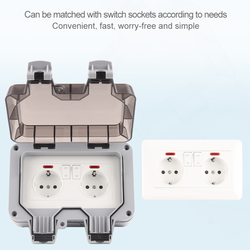 Ip66 ue alemanha padrão à prov - Outdoor Power Outlet Box avaliação e preço