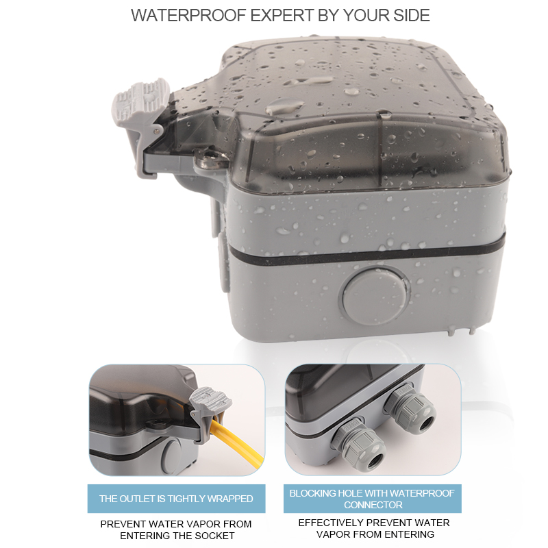 Ip66 ue alemanha padrão à prov - Outdoor Power Outlet Box avaliação e preço