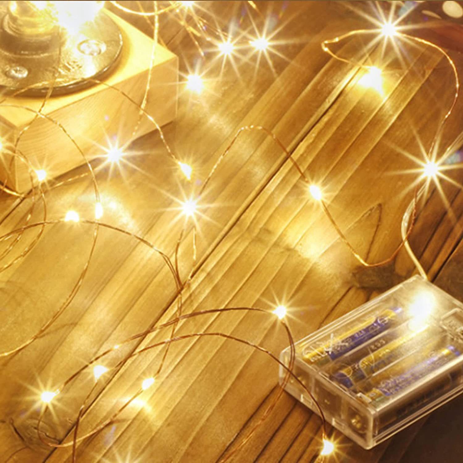 Cordão de Luz LED Prateado par - Outdoor Power Wire avaliação e preço