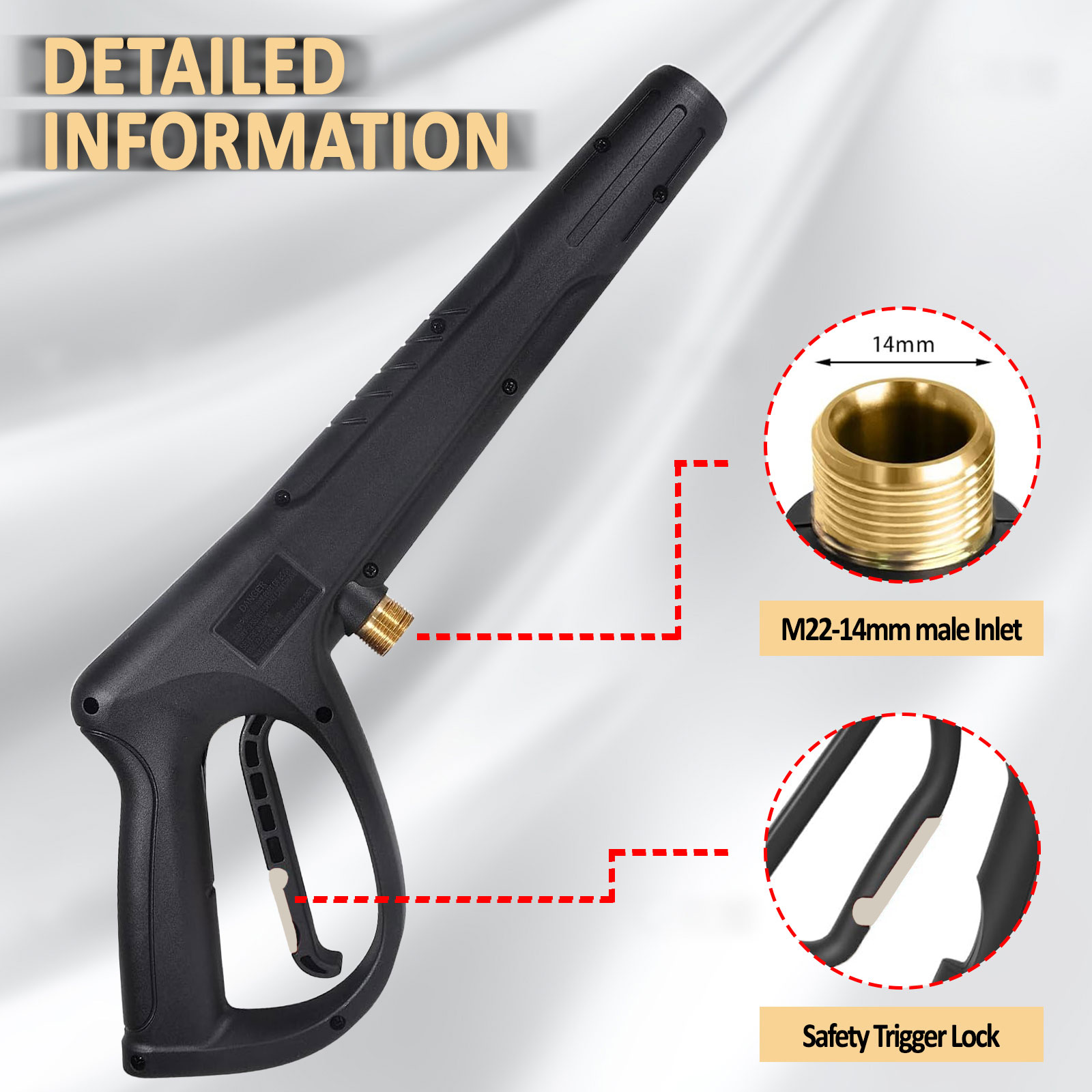 Pistola de Lavagem de Alta Pre - Power Washer Gun Replacement avaliação e preço