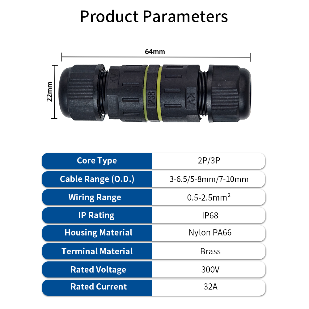 Conector de Cabo Inline Mini à - Outdoor Power Wire avaliação e preço